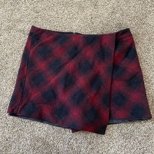 Plaid skort